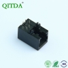 rj11 12电话接口厂家超薄连接器母座H11.5全塑DIP插板香菇脚4P4C座子