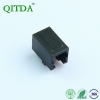rj11 12电话接口厂家超薄连接器母座H11.5全塑DIP插板香菇脚4P4C座子