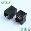 RJ11 connector R12 interface female socket H11.5 thin 6P6C DIP