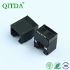 RJ11连接器母座6P6C电话线接口RJ12语音口网络插座全塑SMT内贴脚