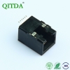 RJ11连接器母座6P6C电话线接口RJ12语音口网络插座全塑SMT内贴脚