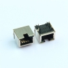 RJ45 Ethernet port horizontal female socket connector  interface network socket 8P8C ultra-thin with light