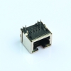 RJ45 Ethernet port horizontal female socket connector  interface network socket 8P8C ultra-thin with light