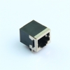 RJ45 horizontal connector, network interface, 8P8C socket, no indicator lights, half-shielded