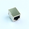 Horizontal RJ45 network connector without indicator light, 8P8C crystal plug socket