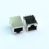Horizontal RJ45 network connector without indicator light, 8P8C crystal plug socket