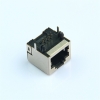 Ultra-thin 8P8C RJ45 shielded female connector without indicator lights for network sockets