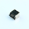 RJ45 female connector network port 8P8C network socket with no indicator lights and shielding