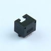 Mini RJ45 female connector, slim design, 8P8C Ethernet port, network socket without indicator lights, fully plastic