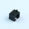 Mini RJ45 female connector, slim design, 8P8C Ethernet port, network socket without indicator lights, fully plastic