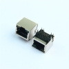 RJ45连接器网口8P8C 带灯母座接口屏蔽网络水晶头座子