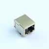 Horizontal RJ45 network connector without indicator lights, 10P8C crystal plug socket
