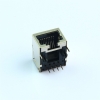 Horizontal RJ45 network connector without indicator lights, 10P8C crystal plug socket