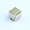 RJ45 horizontal 90-degree DIP connector network interface socket