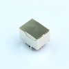 RJ45 horizontal connector with light, spring-loaded network cable interface, 8P8C crystal socket