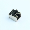 RJ45 short body connector with indicator light, network cable interface, 8P8C network socket