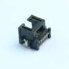 RJ45网口沉板式母座H8.6 SMT无灯中包连接器接口8P8C座子母头