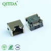 RJ45网口沉板H7.2带灯连接器接口8P8C带灯以太网座子母头