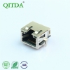 Through-hole RJ45 Ethernet socket with 8P8C connector, 3.0mm height, with indicator light, no spring