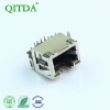 Through-hole RJ45 Ethernet socket with 8P8C connector, 3.0mm height, with indicator light, no spring