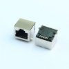 RJ45网口SMT贴片全贴连接器母座接口8P8C以太网座子母头带LED