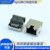RJ45母头网口沉板DIPH4.2带灯连接器接口8P8C带灯以太网络座子