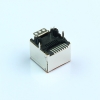 RJ45立式180度贴片带灯超薄H12.9连接器网络网线接口8P8C母座子