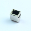 RJ45立式直插180度DIP带灯带边网口8P8C网络座子连接器网线接口