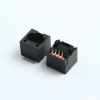 RJ45网口立式插板DIP无灯全塑超薄H12.9连接器网线接口8P8C网络座子