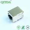 RJ45百兆网口带变压器滤波器SMT无灯连接器母座8P8C以太网络座子
