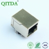 RJ45百兆网口连接器母座带变压器带滤波器10P8C带灯以太网座子