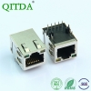 RJ45连接器10P10C带千兆变压器带灯带滤波器以太网络座子母头网口