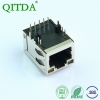 RJ45连接器10P10C带千兆变压器带灯带滤波器以太网络座子母头网口