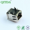 RJ45网口连接器10P10C带千兆滤波器变压器带灯以太网母座接口母头座子