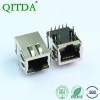 RJ45网口连接器10P10C带千兆滤波器变压器带灯以太网母座接口母头座子