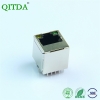 rj45千兆网口带滤波器变压器集成立式直插带灯连接器网络座子接口