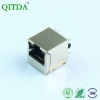 rj45千兆网口带滤波器变压器集成立式直插带灯连接器网络座子接口