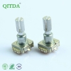 EC11 360-degree rotary encoder fully packaged SMT press switch car DVD audio digital potentiometer