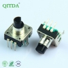 EC12脉冲无极旋转编码器360度半轴不带开关24位DVD车载LED调光