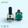 EC12 Plastic Handle with Key Switch, Unlimited 360-Degree Rotating Pulse Encoder, 24-Bit Vertical Through-Hole"