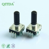 EC12 Plastic Handle with Key Switch, Unlimited 360-Degree Rotating Pulse Encoder, 24-Bit Vertical Through-Hole"
