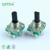 Factory produces EC16S encoder with switch, plastic handle, metal sleeve, half-shaft D power amplifier, 360-degree rotary encoder