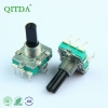 Factory produces EC16S encoder with switch, plastic handle, metal sleeve, half-shaft D power amplifier, 360-degree rotary encoder
