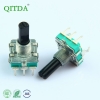 Factory produces EC16S encoder with switch, plastic handle, metal sleeve, half-shaft D power amplifier, 360-degree rotary encoder