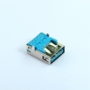 USB TYPE A 3.0母座连接器卧式DIP 90度9针直脚短直边接口座子母头