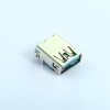 USB TYPE A 3.0母座连接器卧式DIP 90度9针直脚短直边接口座子母头