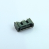 QT7215S-SA-1-1R SATA 7P A型开窗全包PIN长2.05 鱼叉脚立式直插 硬盘接口连接器