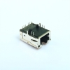 RJ45母座带变压器滤波器网口连接器10G带灯网络座子DIP接口 10G 万兆网口