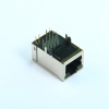 rj45母座连接器千兆带变压器滤波器10P10C带灯网口接口座子