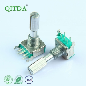 EC1113S-A6.5卧式带开关编码器增量式音响编码器脉冲编码器长手柄